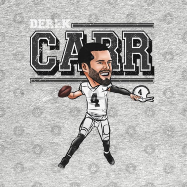 Derek Carr Las Vegas Cartoon by Buya_Hamkac